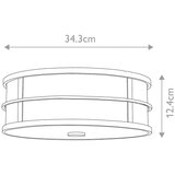  feiss fe-fusion-f-pnbr - plafonska lampa fusion 3xE27/40W/230V zlatna | Eponuda.com