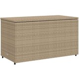  Vrtni ormarić za pohranu bež 110x55x60 5 cm od poliratana | shoptok.hr