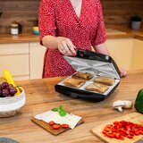 Teesa 1500W toaster opekač za 4 sendviče s keramičnimi vložki TSA3229B | Shoptok.si