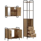  Set ormarića za kupaonicu 3 kom. Hrast artisan | shoptok.hr