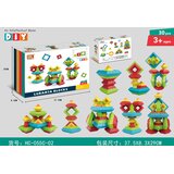 Set of Coloured Shape Stacking Blocks 30el. | shoptok.hr