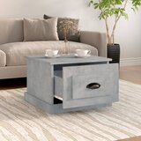  Stolić za kavu siva boja betona 50x50x35 cm konstruirano drvo | shoptok.hr