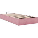  Okvir za krevet bez madraca ružičasti 100 x 200 cm baršunasti | shoptok.hr