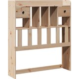 Maison Chic posteljno vzglavje - vzglavna omarica - nočna omarica s predelki 90 cm trdna borovina, (21707157) Cene
