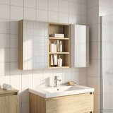  Komplet omaric za kopalnico z LED lučmi 3 pcs 90 x 10,5 x 50 cm, (5000245111) | Shoptok.si