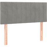 Box spring krevet s madracem svjetlosivi 120x200 cm baršunasti | shoptok.hr