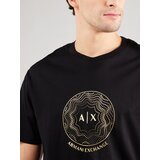 Armani Exchange Majica zlatna / crna | shoptok.hr