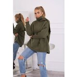 Kesi Insulated sweatshirt with a khaki zipper at the back Cene