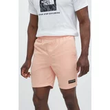 Napapijri Bombažne kratke hlače N-Boyd roza barva, NP0A4HOUP1I1