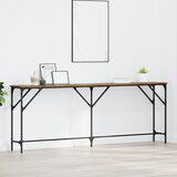 vidaXL Konzolna miza Staro les 200x29x75 cm inženirski les. | Shoptok.si