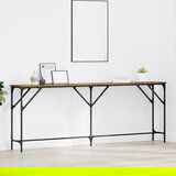 vidaXL Konzolni stol od starog drva 200x29x75 cm, inženjersko drvo | shoptok.hr