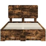  Konstrukcija postelje z vzglavjem Dimljeni oreh 120 x 200 cm, (5000102199) | Shoptok.si