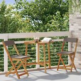  Vanjske bistro stolice 2 pcs Tamno siva 40 x 53 x 80 cm - 2 Prirodna i tamno siva | shoptok.hr