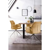 Livetastic Naslanjač Sofija, Rumena, Vrtljiv | Shoptok.si