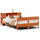  Krevet s regalom za knjige bez madraca 150x200 cm od borovine | shoptok.hr