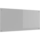 vidaXL Kuhinjski zidni oblog Svjetlosiva Staklo 110 x 50 cm Izdržljiv | shoptok.hr
