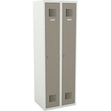  garderobna omara, vxšxg 1800 x 600 x 500 mm, s podnožjem, prodnato siva vrata Cene