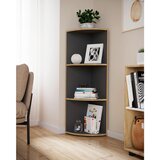 Livetastic KOTNI REGAL 33/110/33 cm antracit, medeni hrast | Shoptok.si