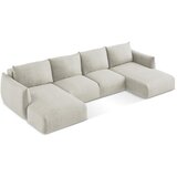 Makamii Bež sklopiva kutna garnitura (u obliku slova "U") Leila – | shoptok.hr