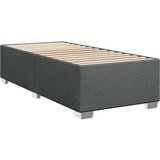 vidaXL Box spring postelja z vzmetnico temno siva 80x200 cm blago | Shoptok.si