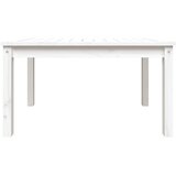  Vrtni stol bijeli 82,5 x 50,5 x 45 cm od masivne borovine | shoptok.hr