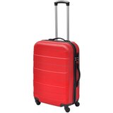  Trodijelni set čvrstih kovčega s kotačima crveni 45,5/55/66 cm | shoptok.hr