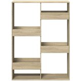 vidaXL Knjižna omara sonoma hrast 100x33x135 cm inženirski les | Shoptok.si