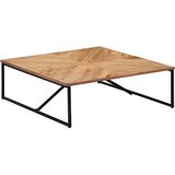  Stolić za kavu od masivnog bagremovog drva 110 x 110 x 36 cm | shoptok.hr