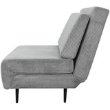Støraa Svetlo siva raztegljiva sedežna garnitura iz rebrastega žameta 140 cm Mallory – | Shoptok.si