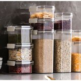  Set prozirnih posuda za suhe namirnice - 7 komada | shoptok.hr