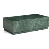 Kave Home Zelena marmorna klubska mizica 50x100 cm Sorein – Cene