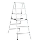 Alpos Dvostruke ljestve s gazištem (2 x 6 stepenica, Radna visina: 2,88 m, Aluminij) Cijene