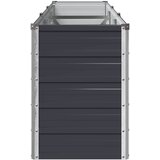  Povišeni vrtni krevet Antracit 240 x 40 x 55 cm | shoptok.hr