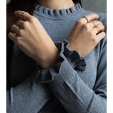 UR/CEO Grey soft sweater with ruffle detail Luel | shoptok.hr