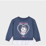 Sinsay Pamučna crewneck dukserica s ukrasnim volanom Marie Cijene