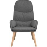  Stolica za opuštanje s tabureom svjetlosiva od tkanine | shoptok.hr