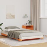  Posteljni okvir Voščeno rjava 100 x 210 cm Trdna borovina, (5000123946) | Shoptok.si