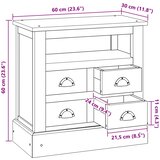 Ormarić za pohranu Prirodna 60 x 30 x 60 cm Čvrsto teak drvo | shoptok.hr
