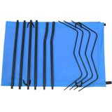  Krevet za kampiranje 180 x 60 x 19 cm od tkanine i čelika plavi | shoptok.hr