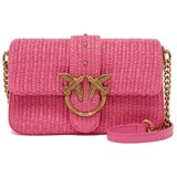 Pinko Torbe LOVE ONE MINI SLOUCHY Rožnata | Shoptok.si