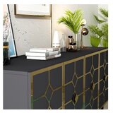 Hanah home cagla - anthracite, gold anthracitegold console | ePonuda.com