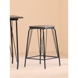 Premier Housewares Črn/rjav stolček iz masivnega bresta District – | Shoptok.si