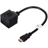 AD-0019-BK video splitter HDMI 2x HDMI