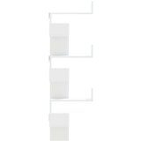 vidaXL Zidne kutne police bijele 45x45x147 cm od iverice | shoptok.hr