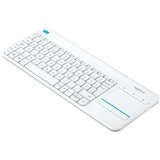  Brezžična tipkovnica Logitech K400 Plus Wireless Touch bela (Unifying, SLO gravura) | Shoptok.si