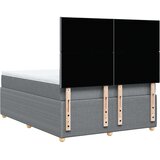  Krevet box spring s madracem svjetlosivi 140x200 cm od tkanine | shoptok.hr