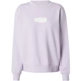 Calvin Klein Jeans Sweater majica lila / bijela