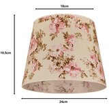  duolla - abažur za stonu lampu classic m E27 prečnik 24 cm ružičasta | Eponuda.com