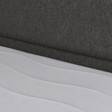 MID.YOU postelja boxspring 180 cm x 200 cm , les, kovina, umetna masa, tekstil antracit | Shoptok.si