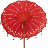  Balineški Parasol Crvena 180-190 cm Pamuk solidno drvo | shoptok.hr
